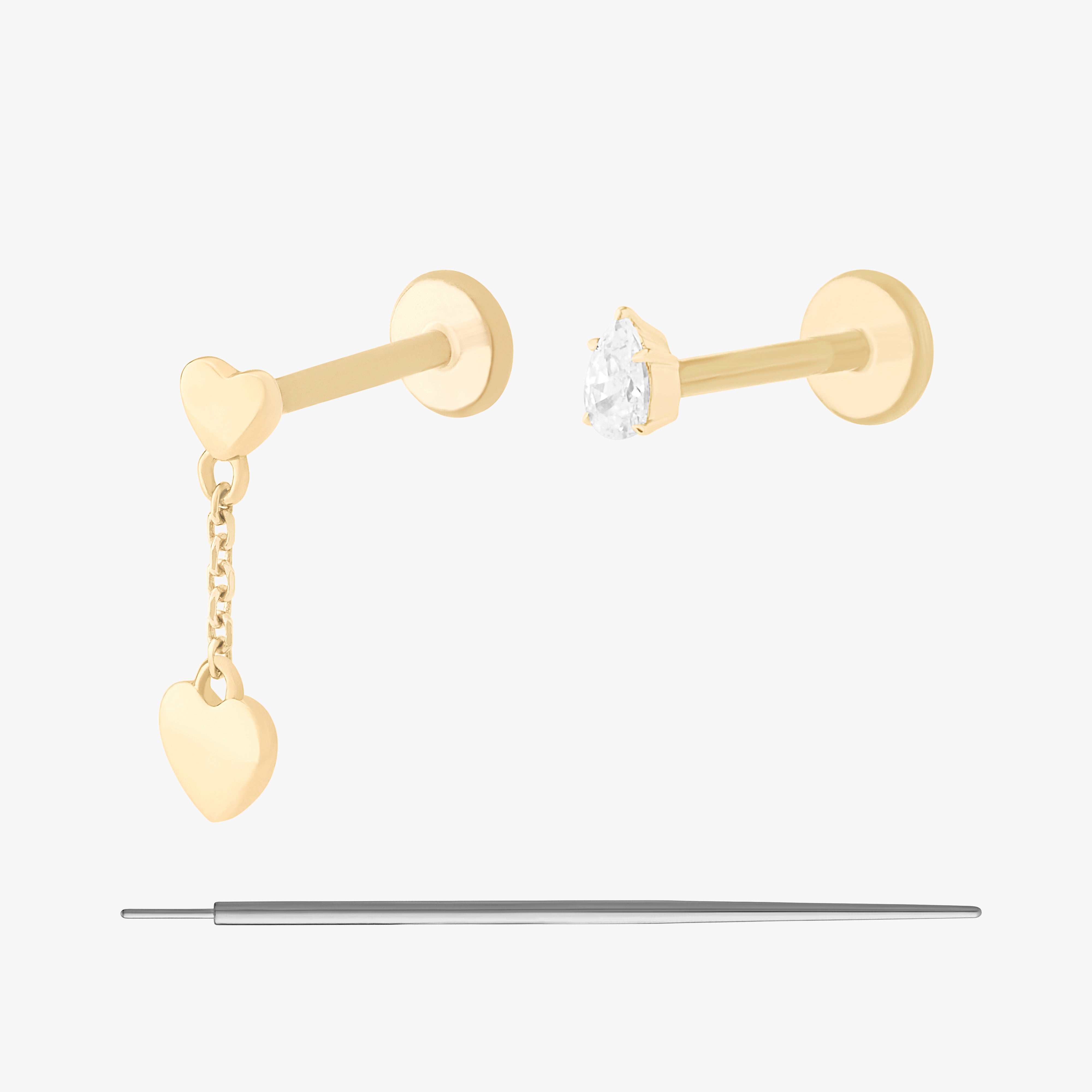 14K Pear(fect) Pair Set