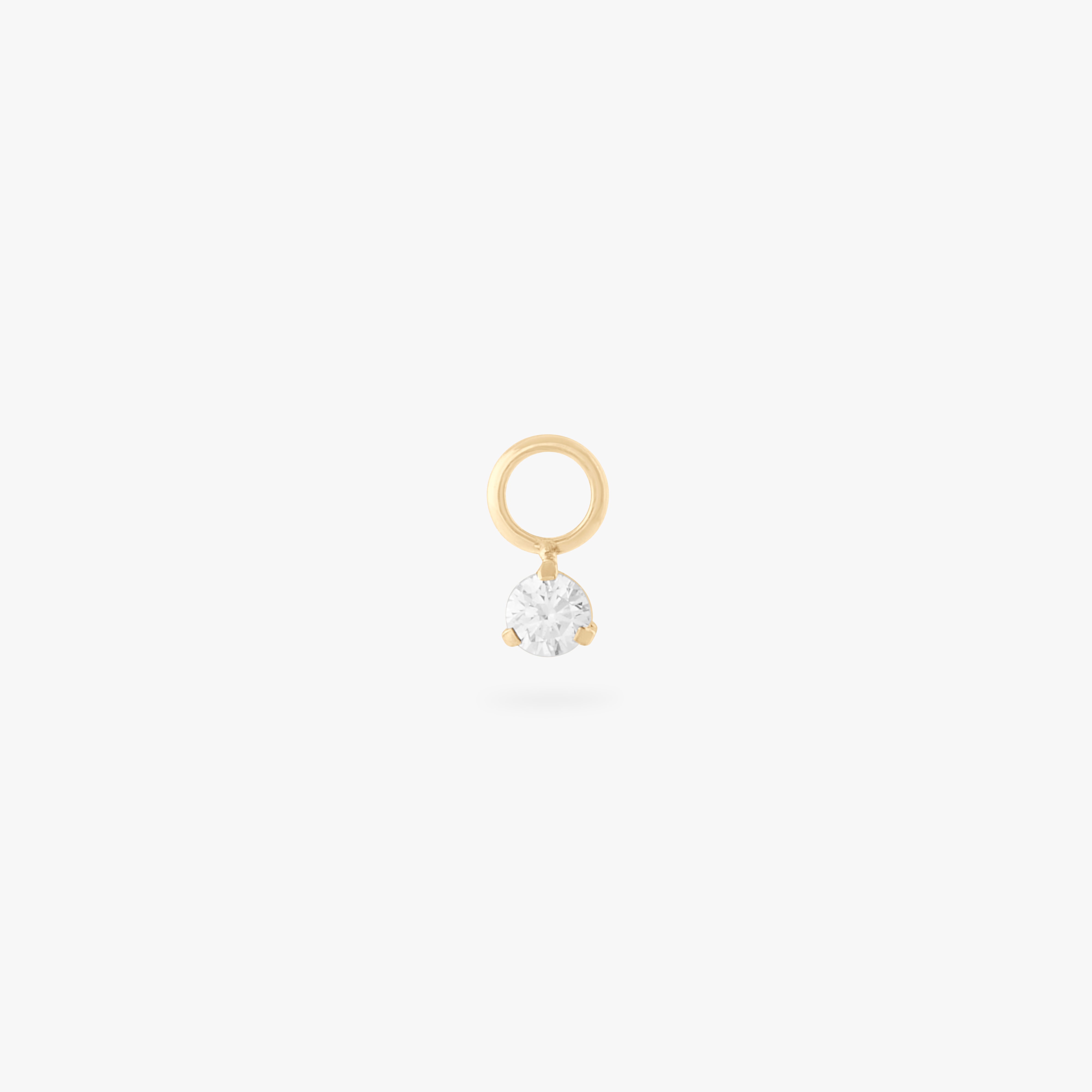 Micro CZ Clicker Charm