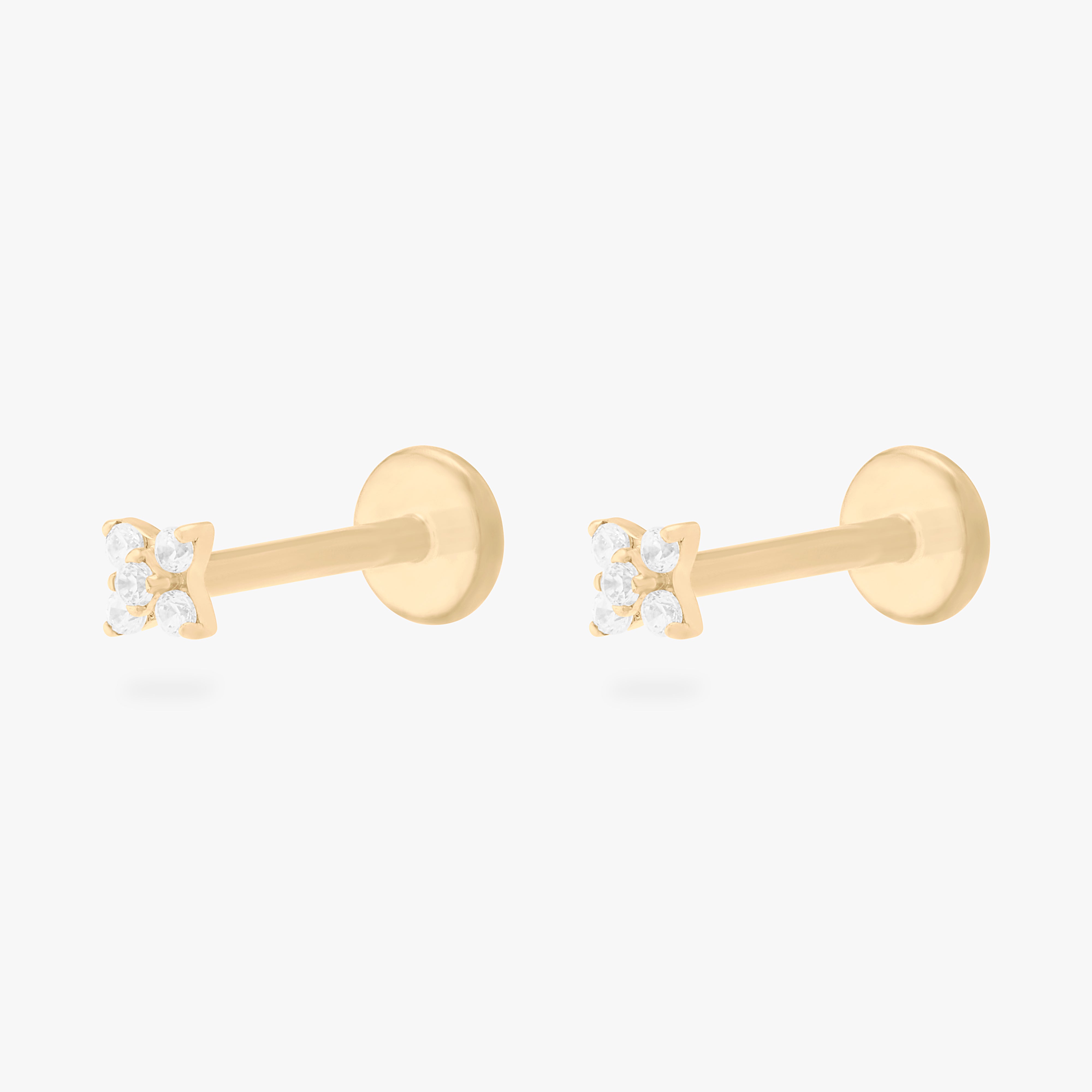 Pave X Flatback Stud - Image 6