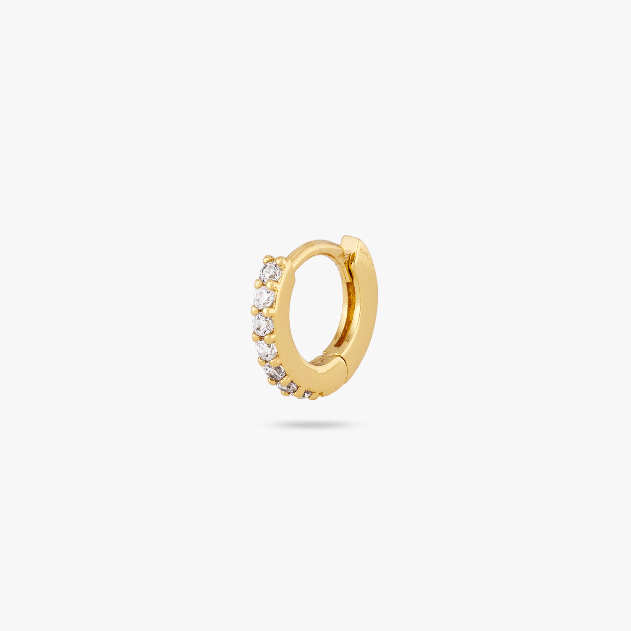 Micro Pave Huggie
