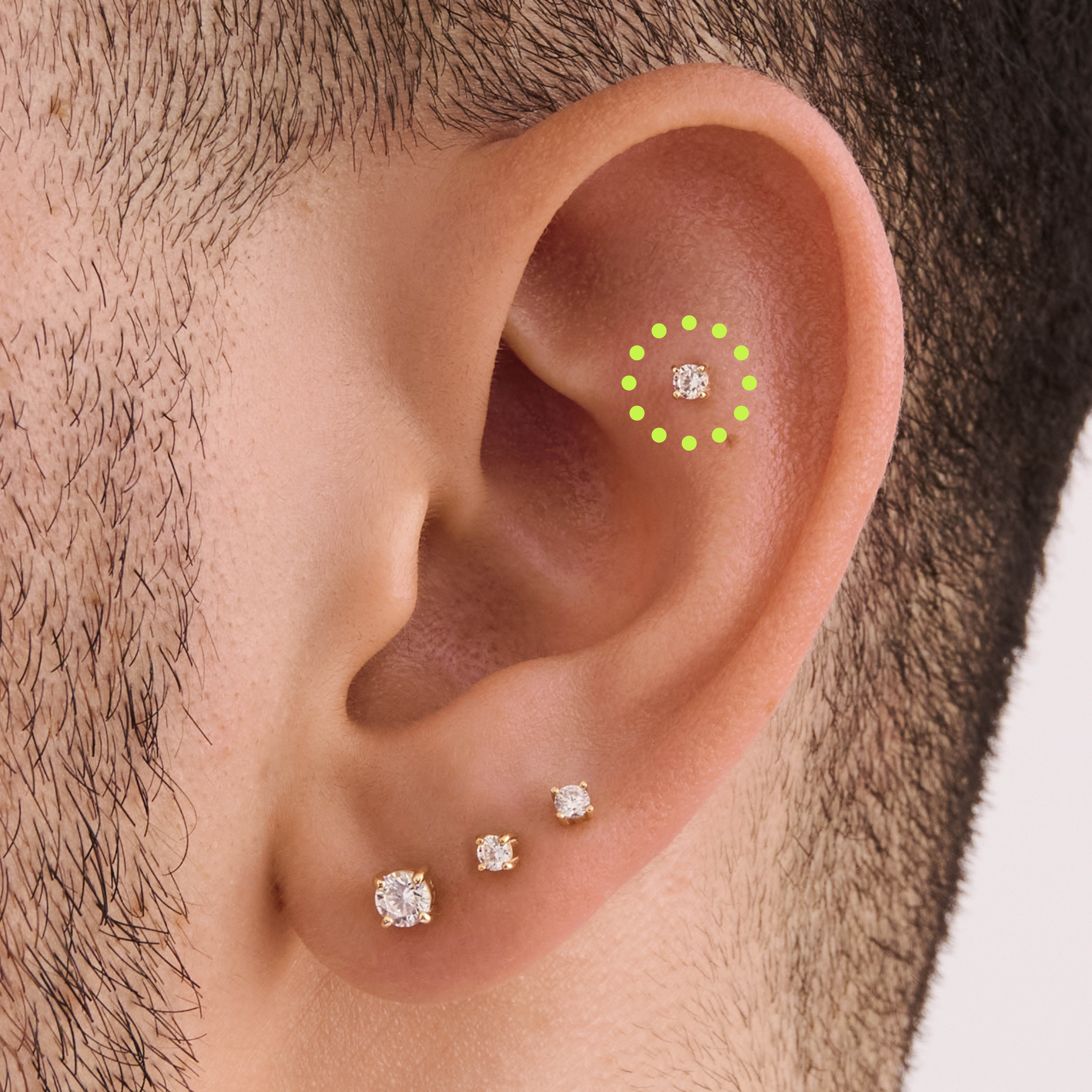 Alternative view of 14K Mini Diamond