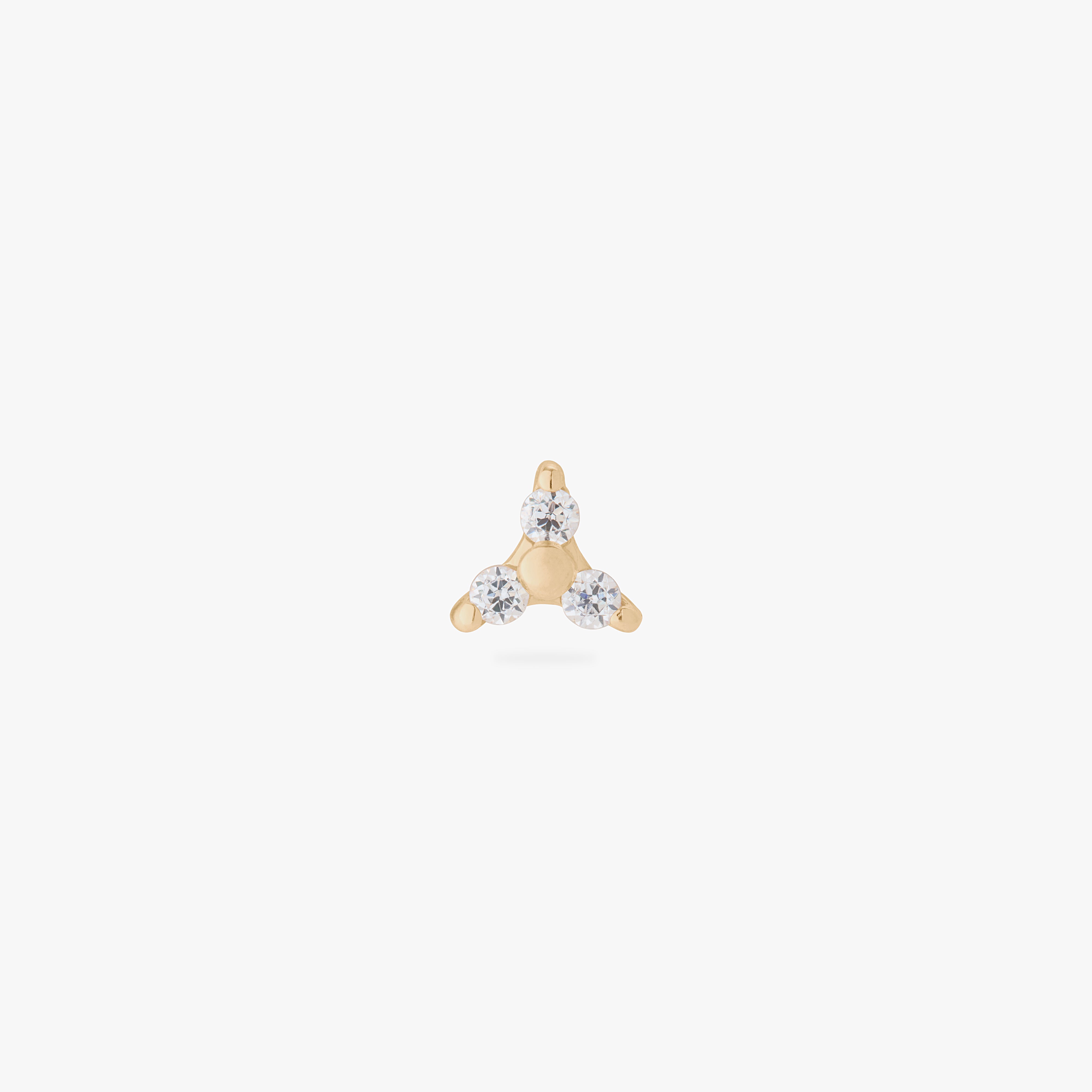 14K CZ Trinity