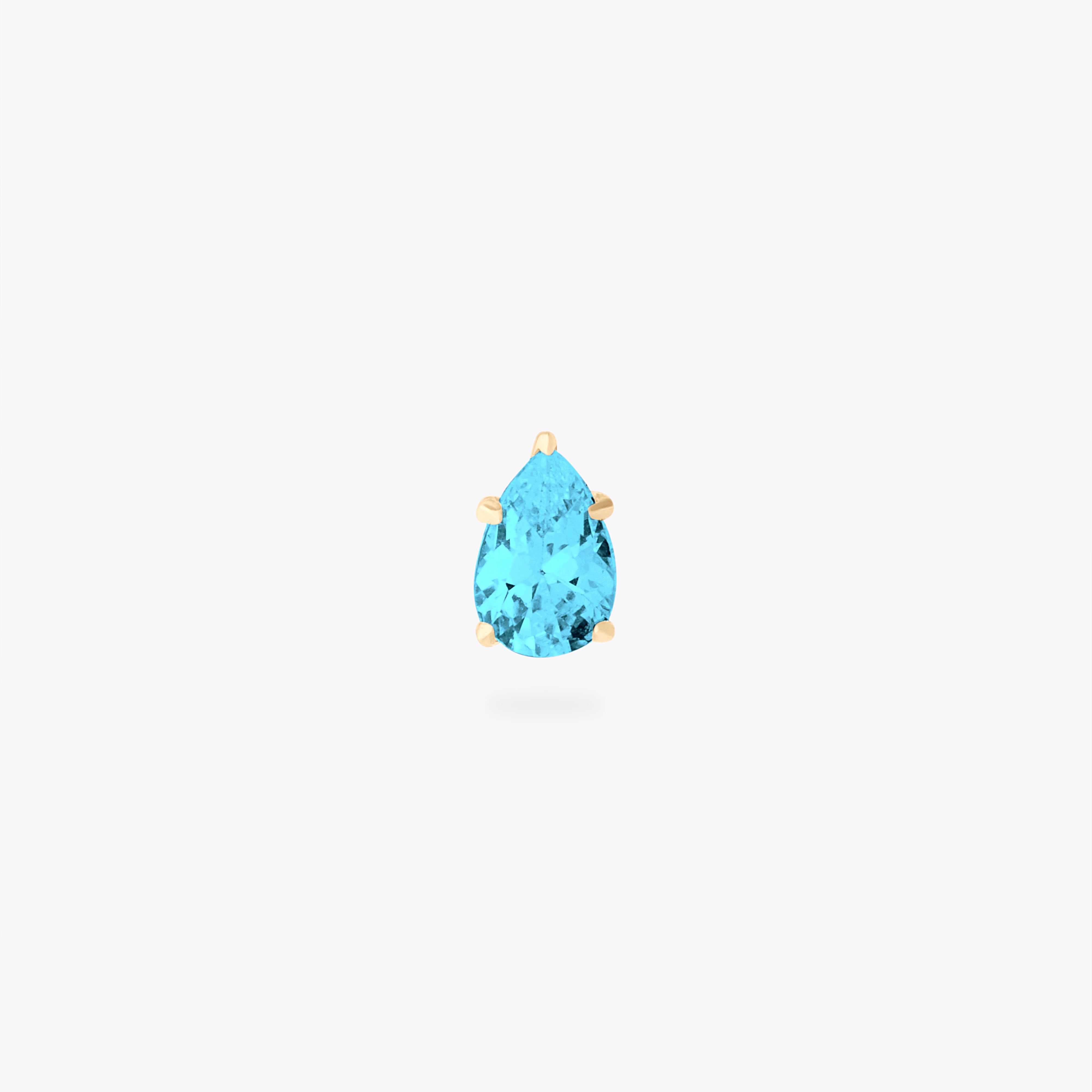 14K CZ Pear - Image 5