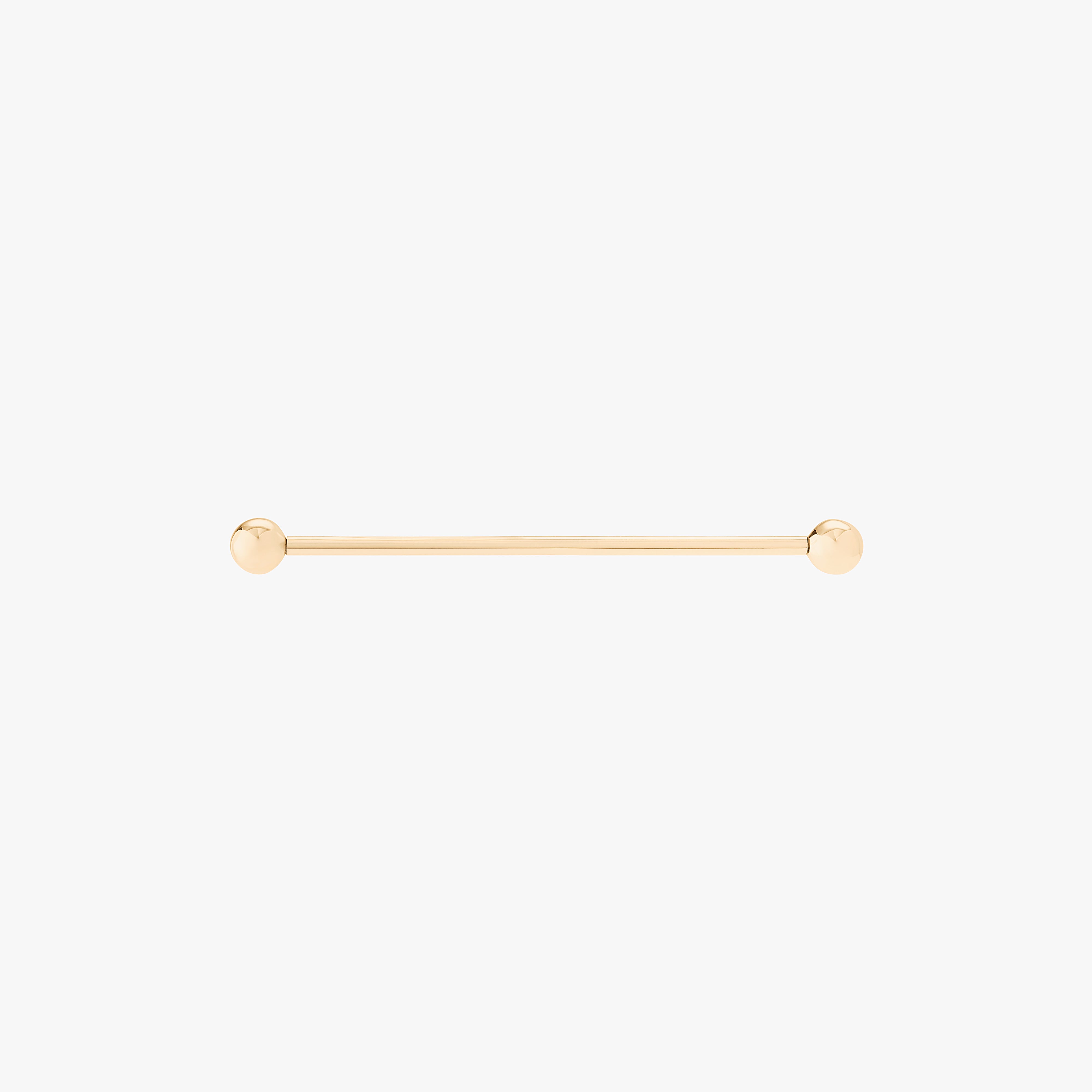 14K Industrial Bar 38mm