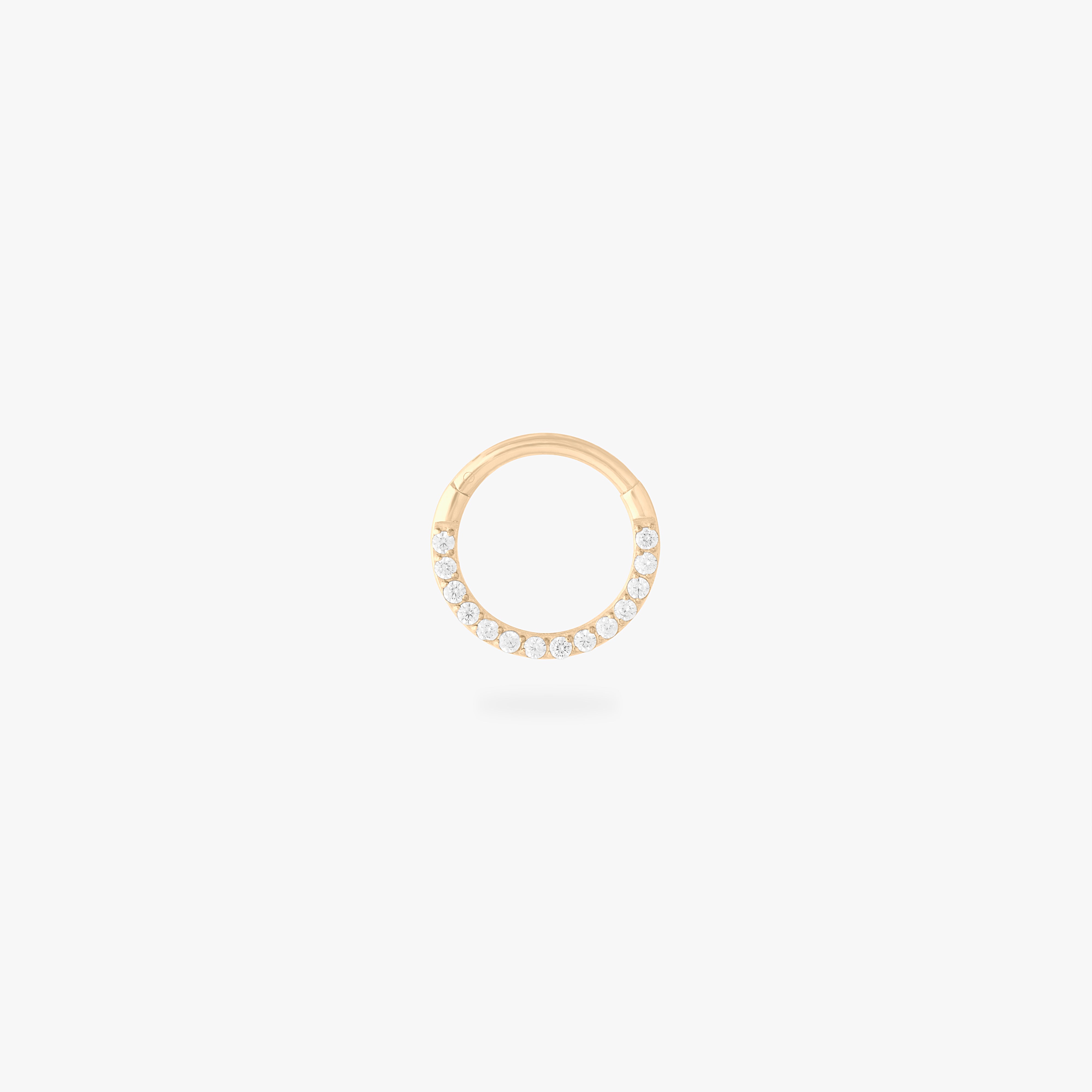 8mm Front Set Pave Clicker