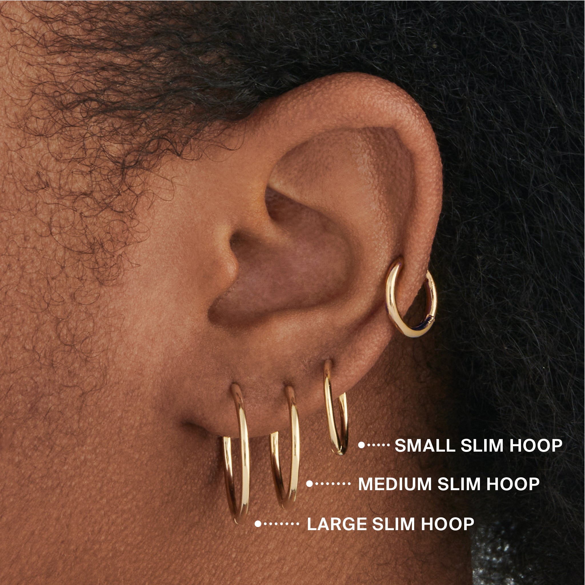 Alternative view of Large Slim Hoop